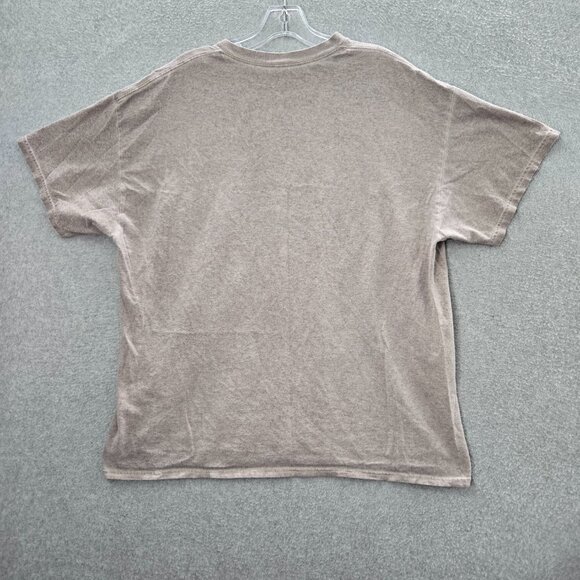 VINTAGE Betty Boop Women Top 2XL Gray Shirt Logo Cowgirl Graphic Short Sleeve - Picture 6 of 8